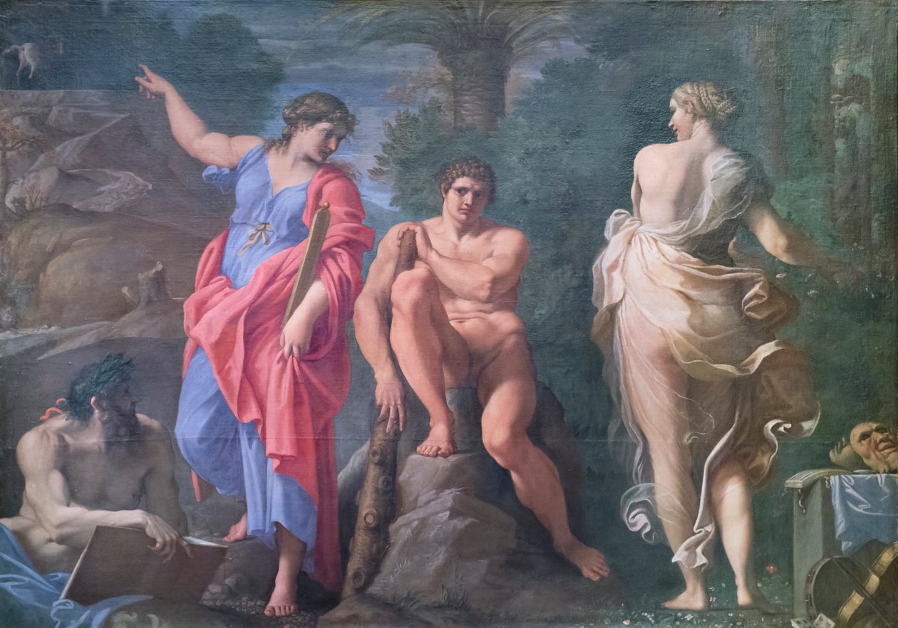 Herculesin valinta tekijältä Annibale Carracci
