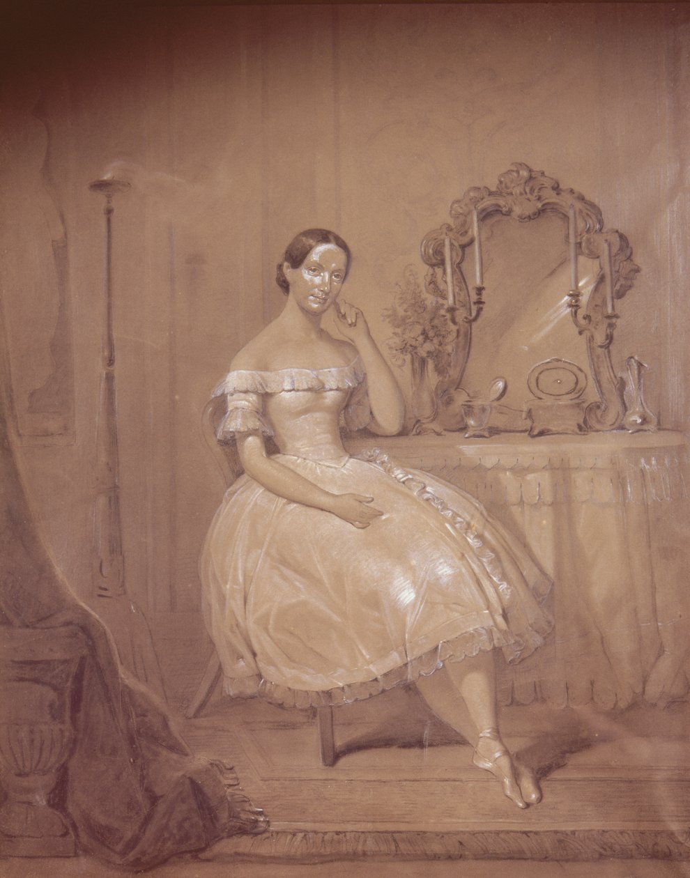 Ballerina 1800-luvun baletissa tekijältä Unbekannt Unbekannt
