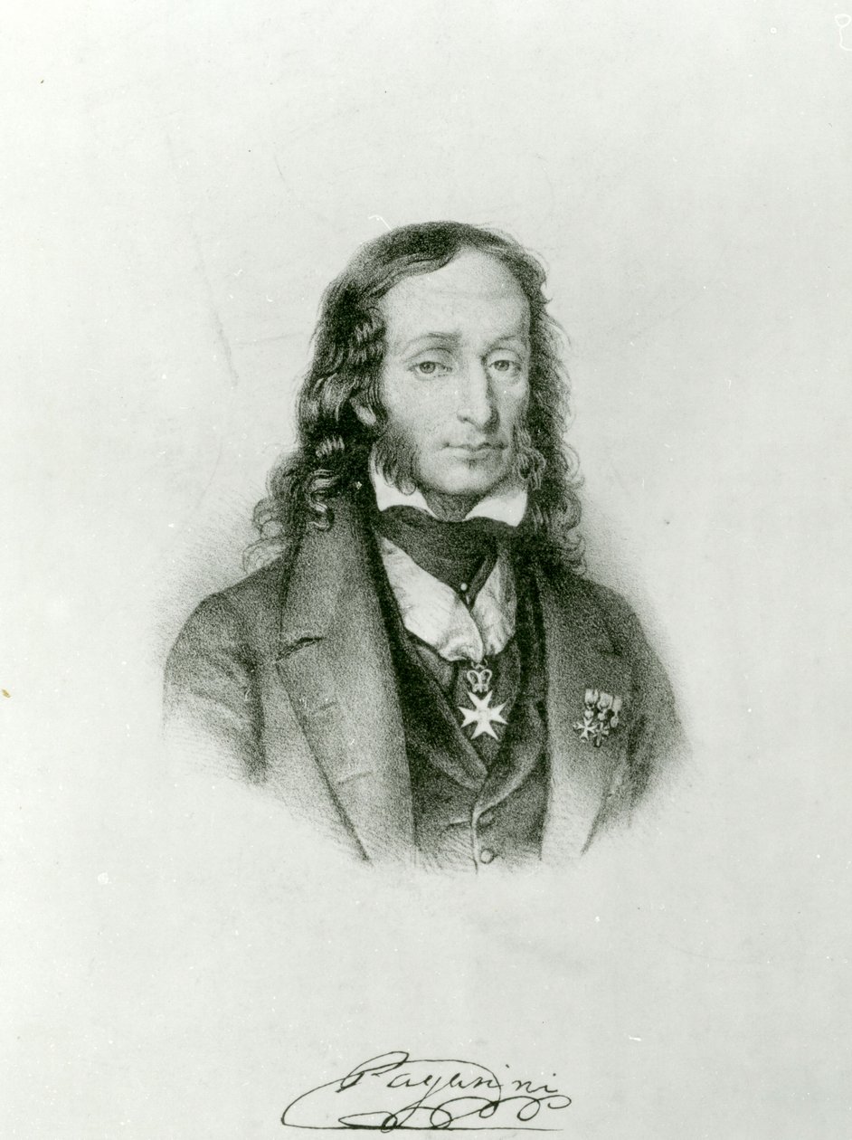Niccolo Paganini (1782-1840) tekijältä Unbekannt Unbekannt