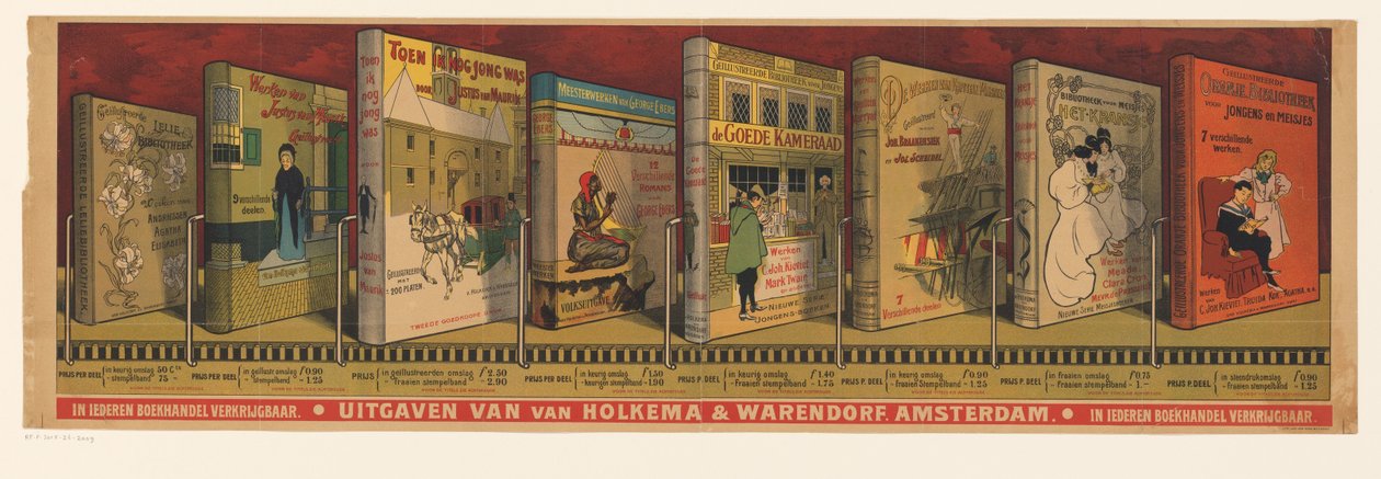 Juliste kustantajalta Holkema & Warendorf Amsterdamista tekijältä Anonymous