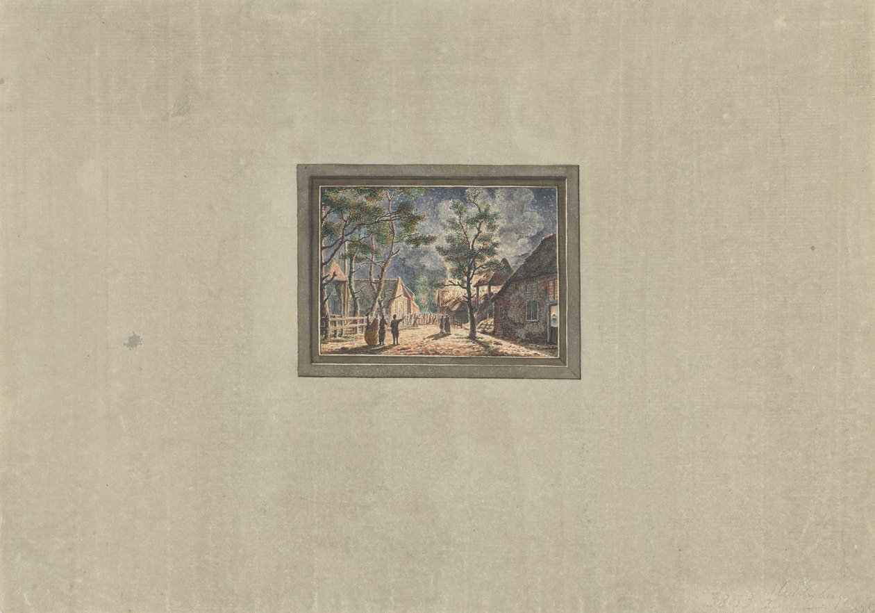 Tuli Muiderbergissä, 1746 tekijältä Anonymous