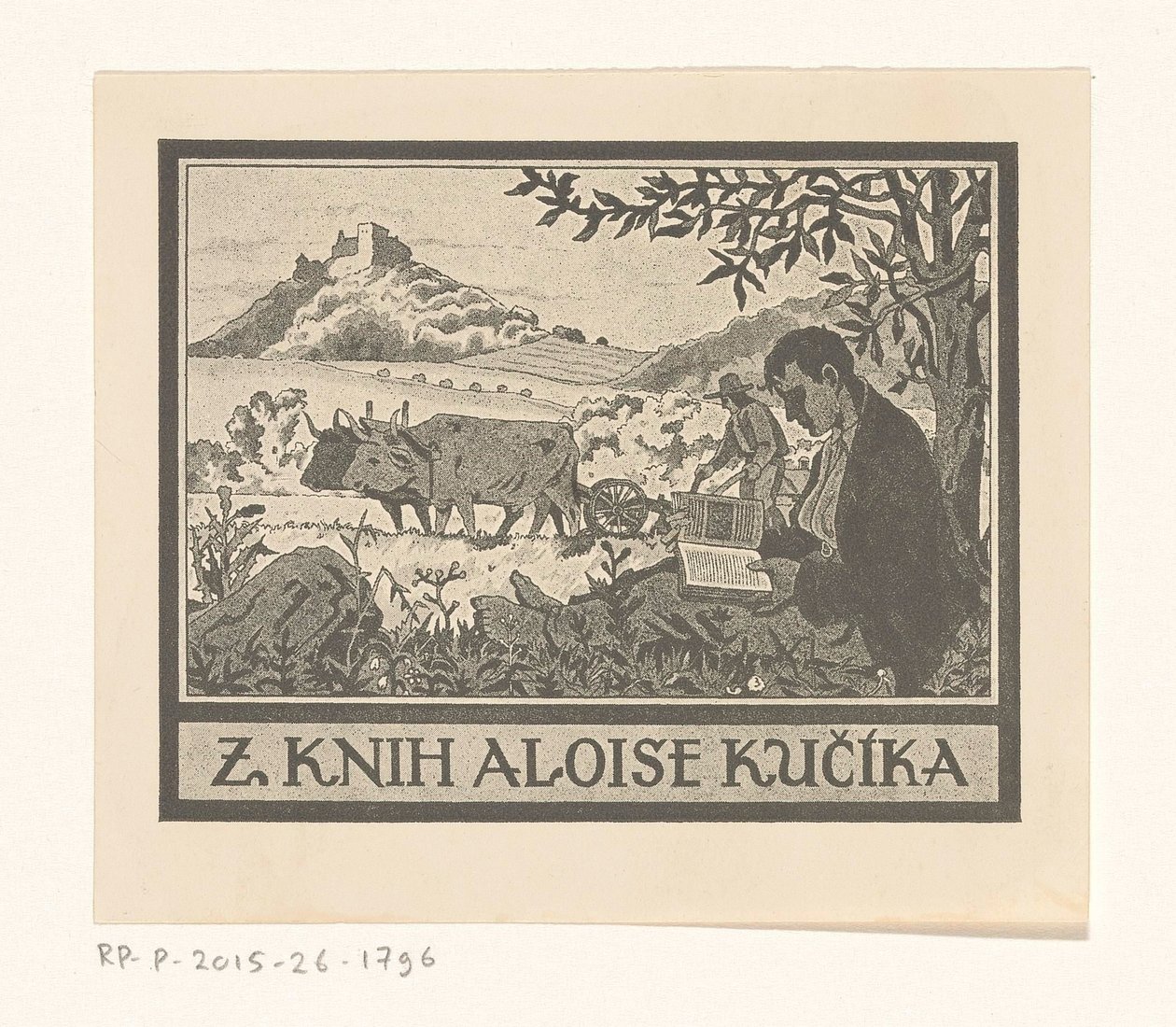Aloise Kučíkin ex libris tekijältä Anonymous