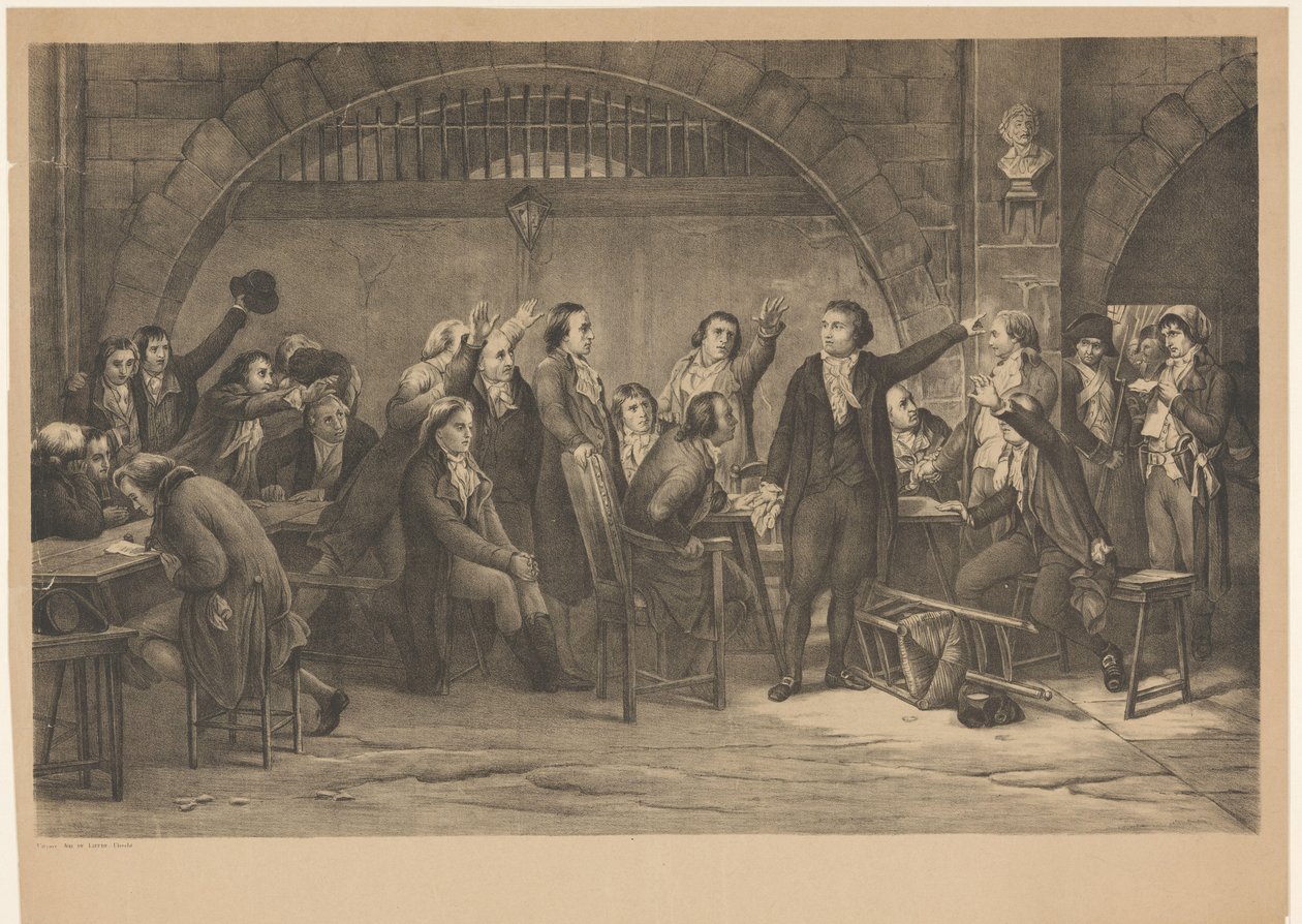 Girondinien vanki 1793 (otsikko esineessä) tekijältä Anonymous
