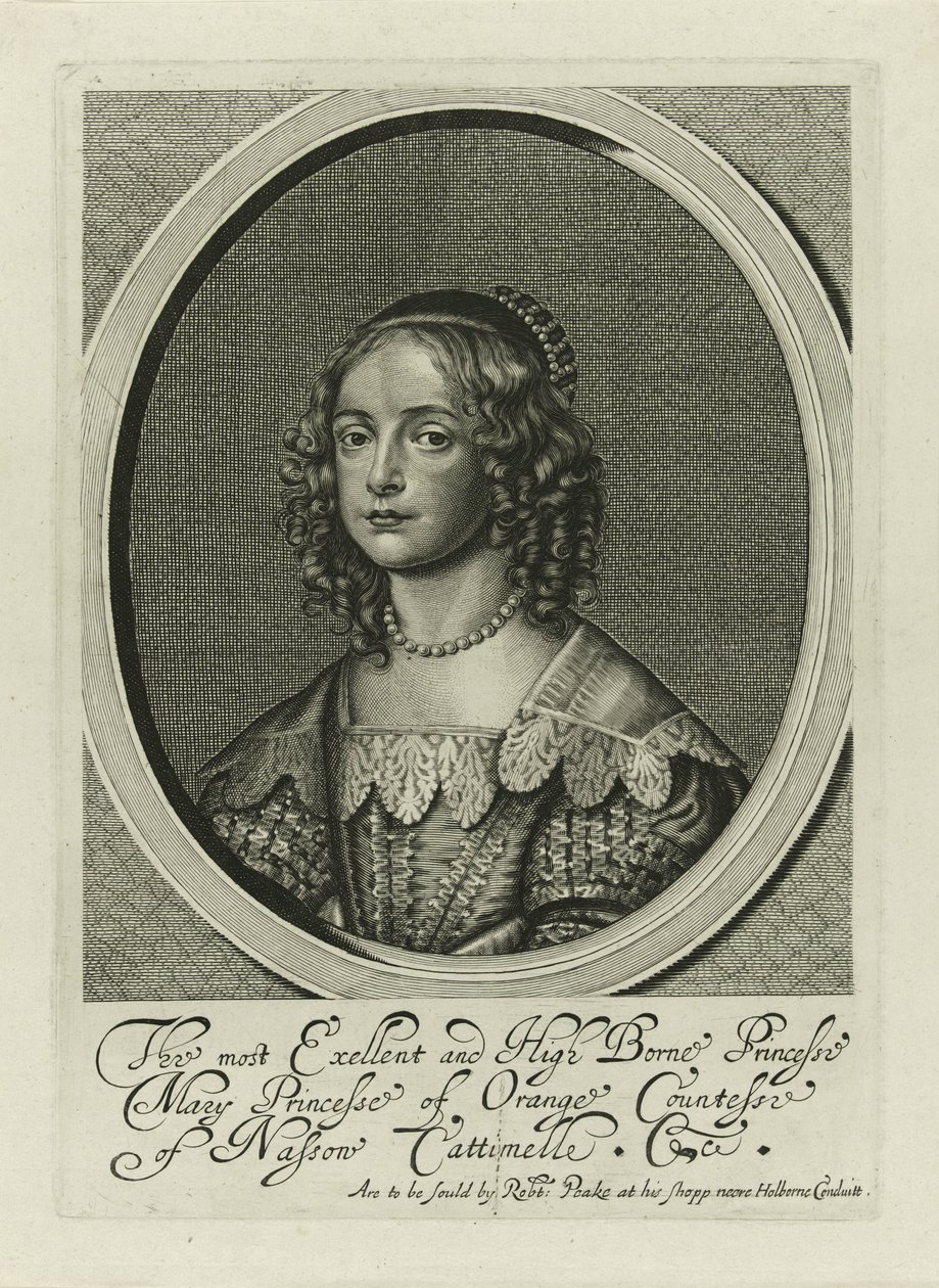 Portret van Maria Henrietta Stuart tekijältä Anonymous