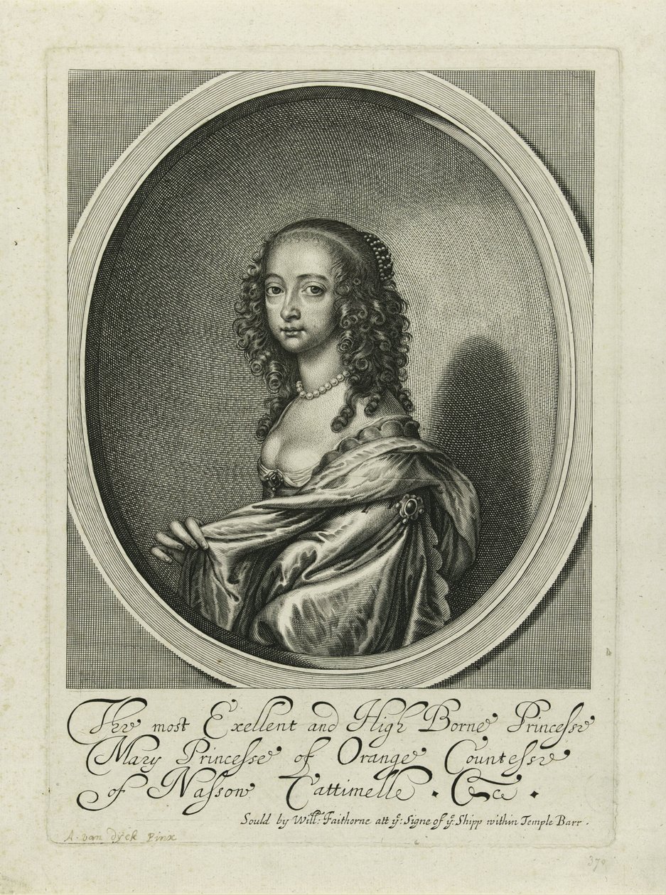 Portret van Maria Henrietta Stuart tekijältä Anonymous