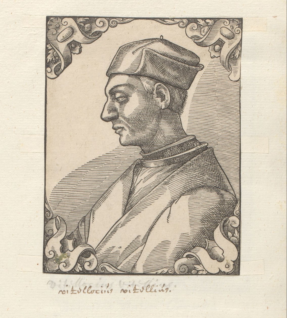 Portret van Vitellocius Vitellius tekijältä Anonymous
