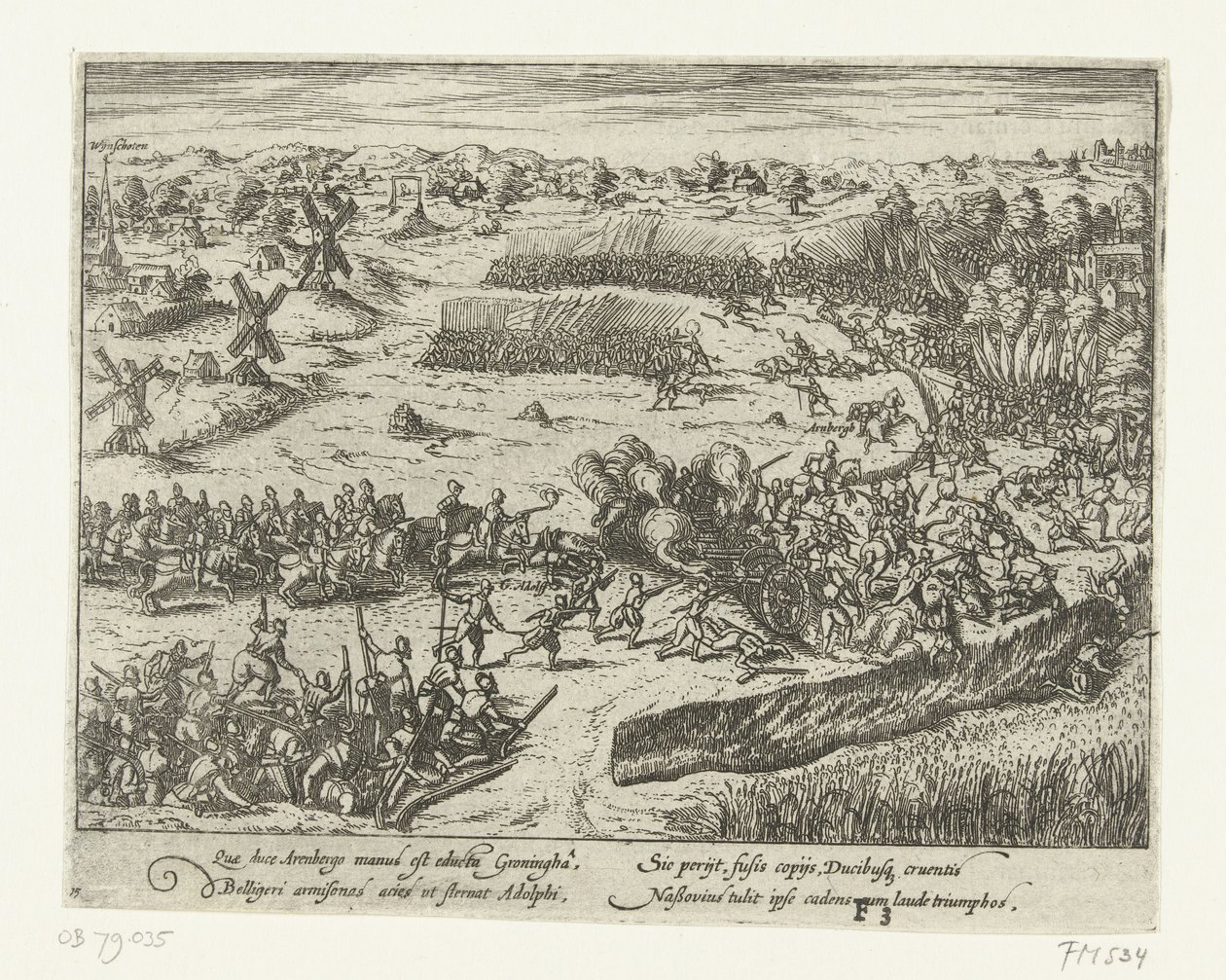Heiligerleen taistelu, 1568 tekijältä Anonymous