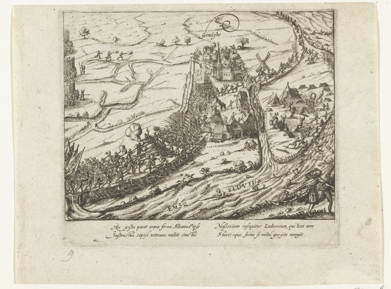 Jemmingenin taistelu, 1568 tekijältä Anonymous