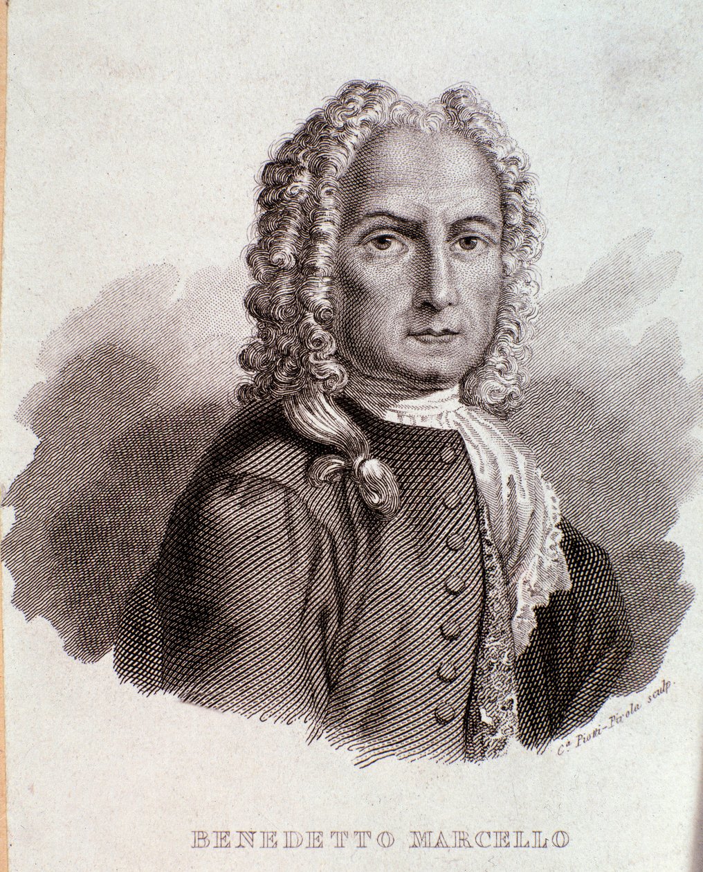 Benedetto Marcellon muotokuva (kaiverrus) tekijältä Anonymous Anonymous