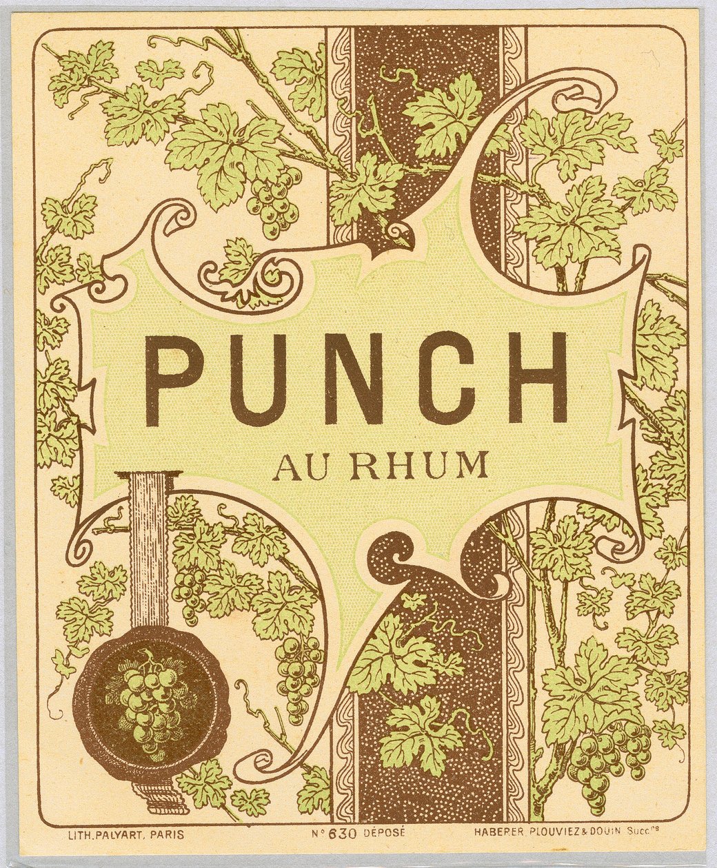 Rommipunssin alkoholimainos (1800-luvun lopulla) tekijältä Anonymous Anonymous