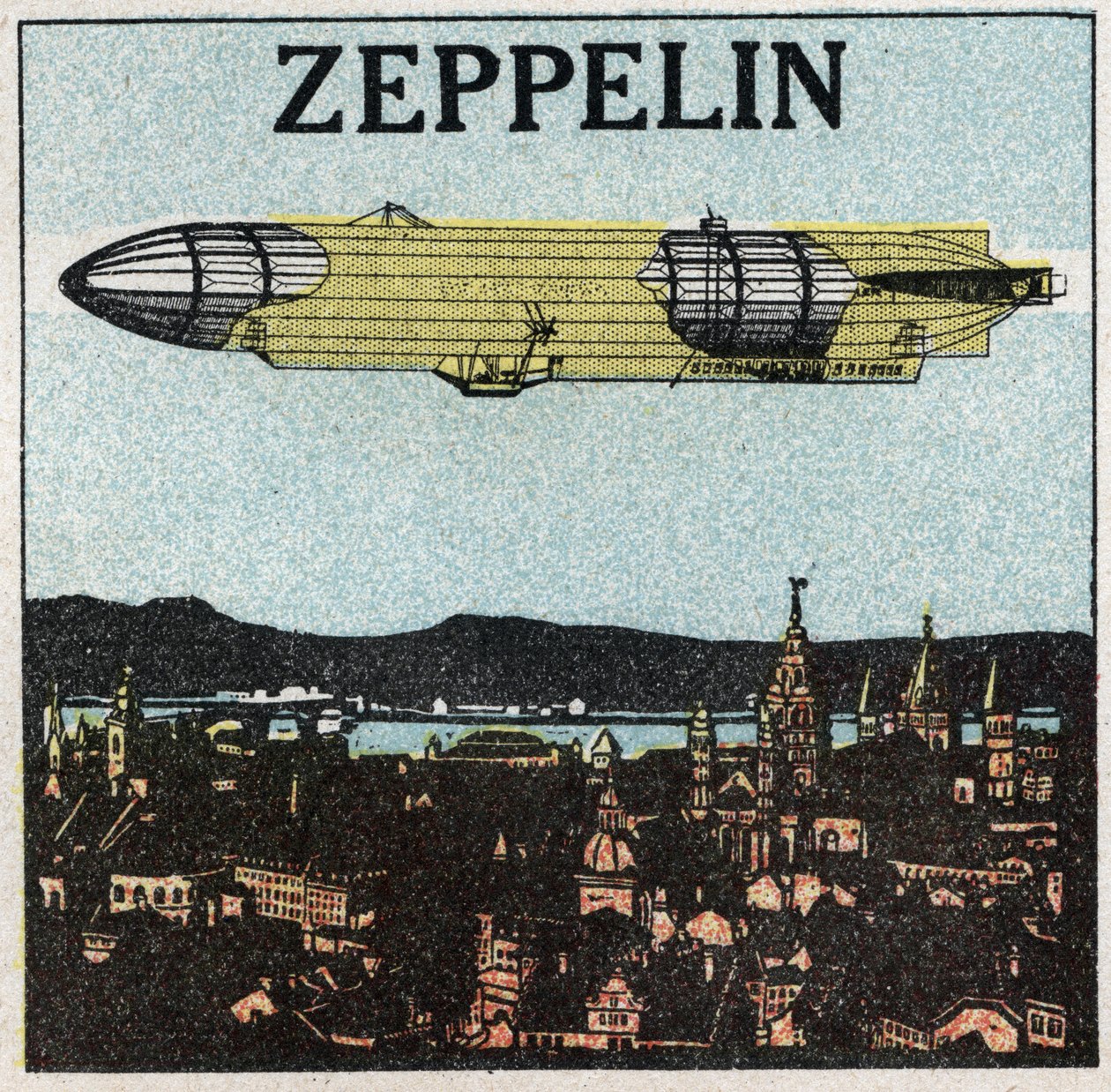 Ilmapallot: zeppelin. Anonyymi kuva vuodelta 1925. tekijältä Anonymous Anonymous