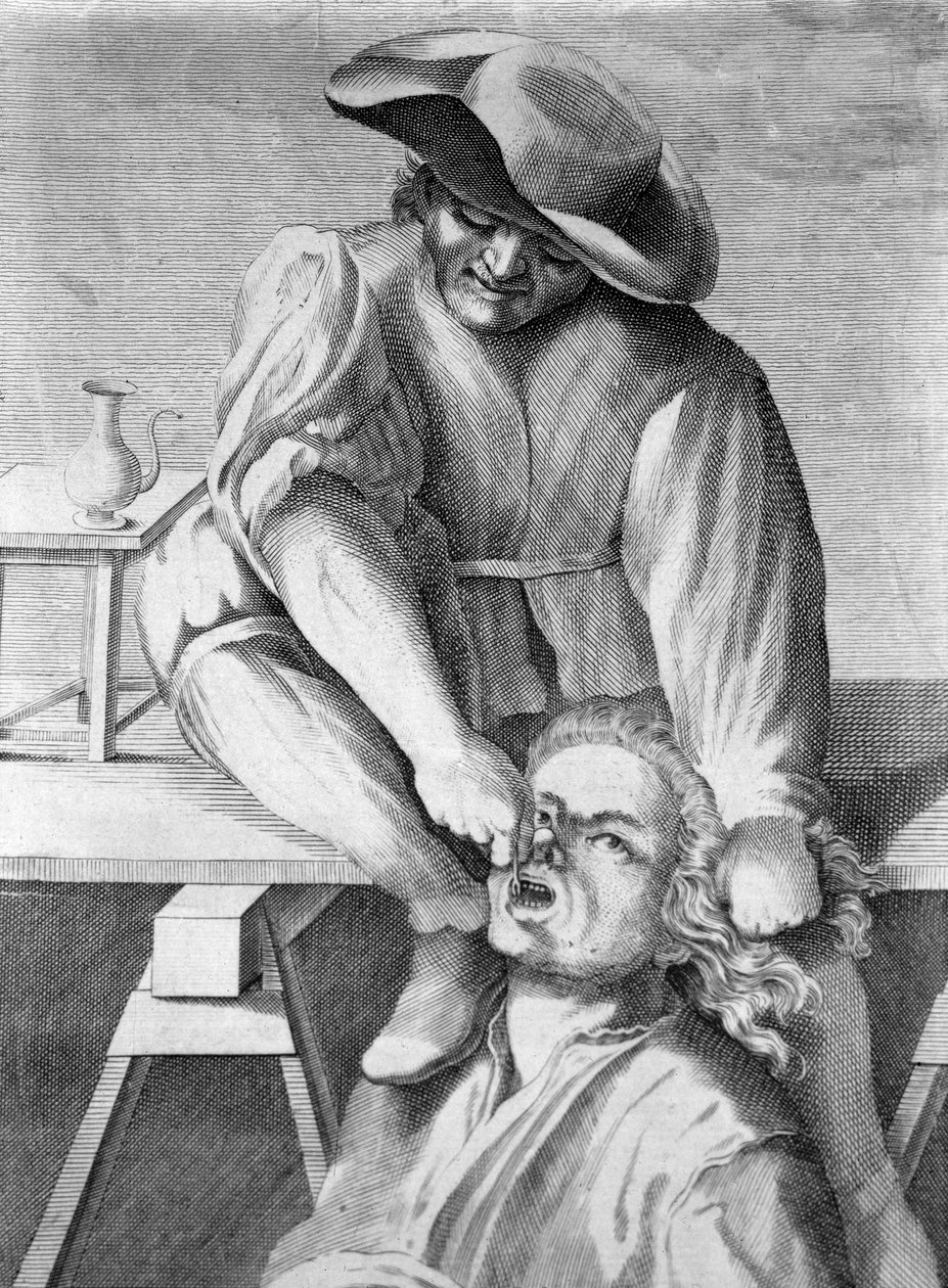 Hampaan vedin (kaiverrus, 1700-luku) tekijältä Anonymous Anonymous