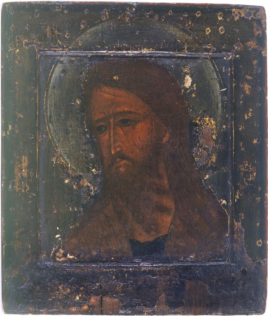 Pyhä Johannes Kastaja tekijältä Anonymous Russian icon painter