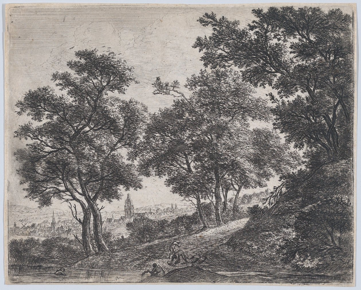 Uimarit, 1600-luku. tekijältä Anthonie Waterloo