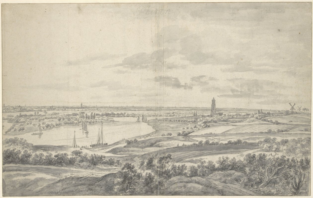 Näkymä Rhenen tekijältä Anthonie Waterloo