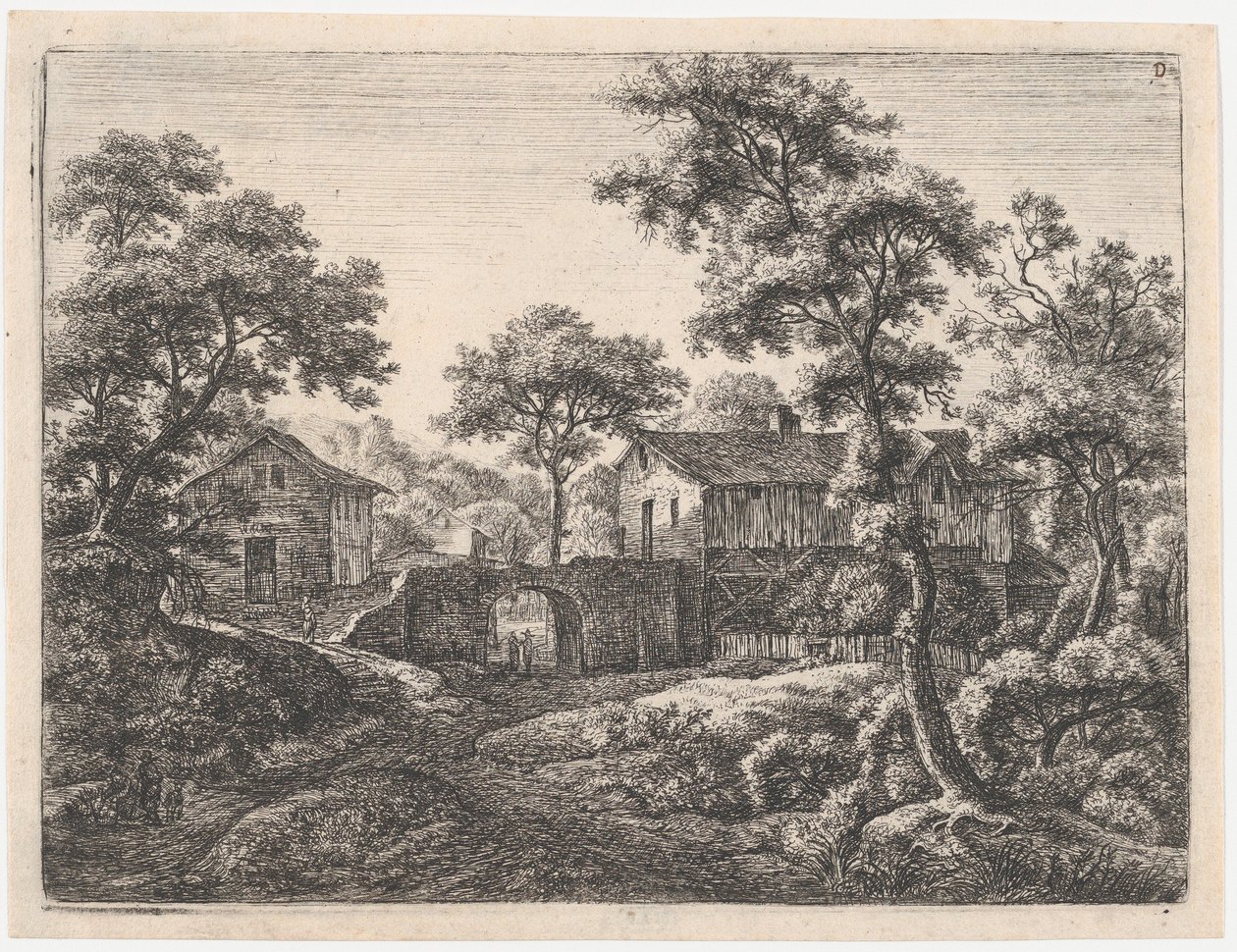 Portti, 1600-luku. tekijältä Anthonie Waterloo