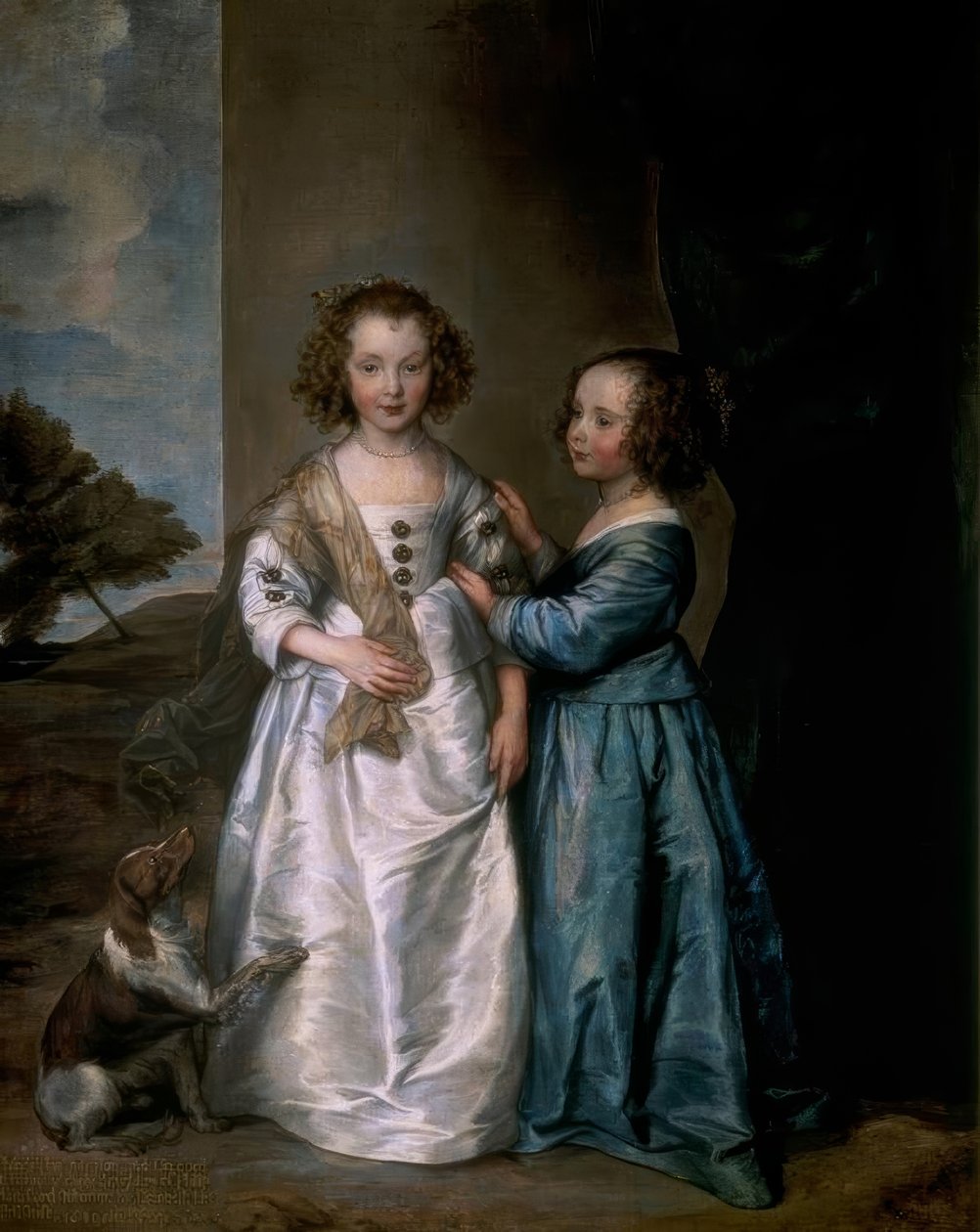 Muotokuva Elizabeth ja Philadelphia Wharton tekijältä Anthony van Dyck
