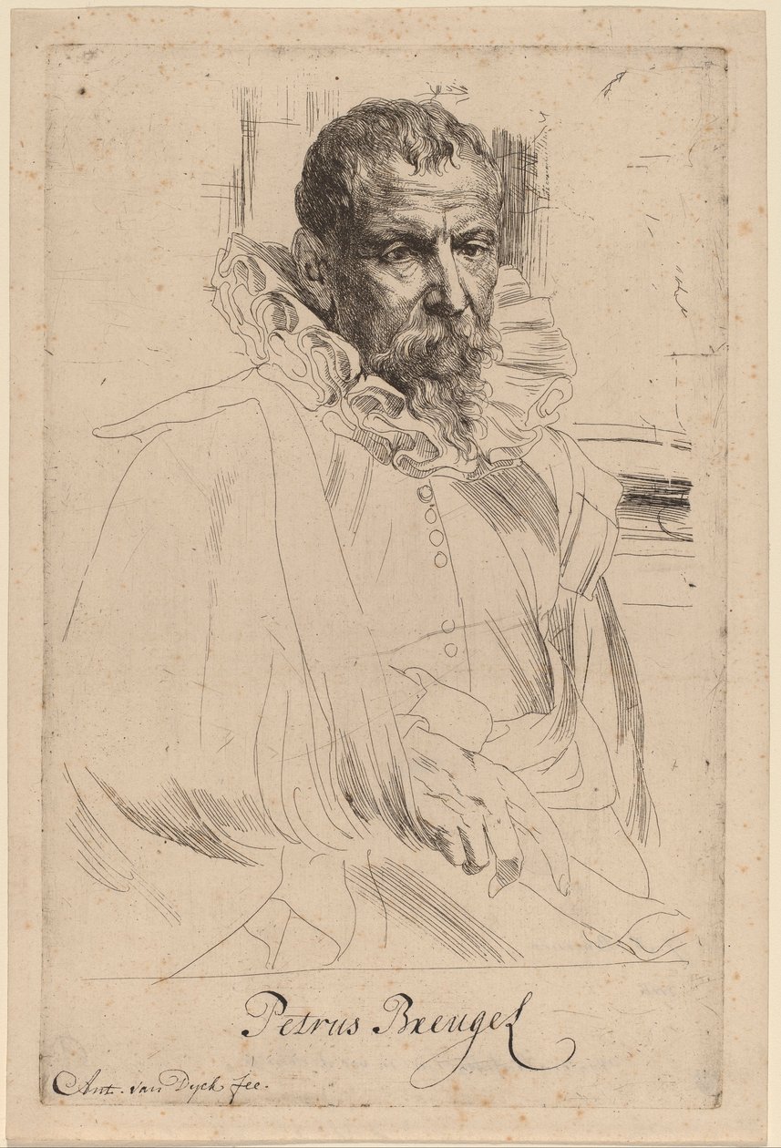 Pieter Bruegel nuorempi tekijältä Anthony van Dyck