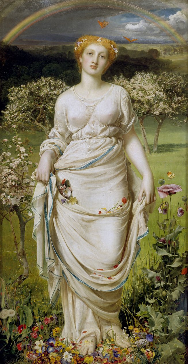 Lempeä kevät, 1800-luku tekijältä Anthony Frederick Augustus Sandys