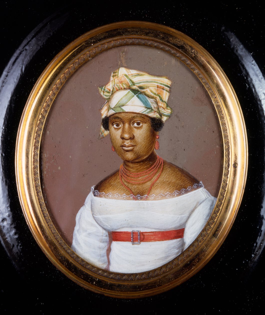 Rouva Pierre Toussaint, 1825 (WC emalilla) tekijältä Anthony Meucci