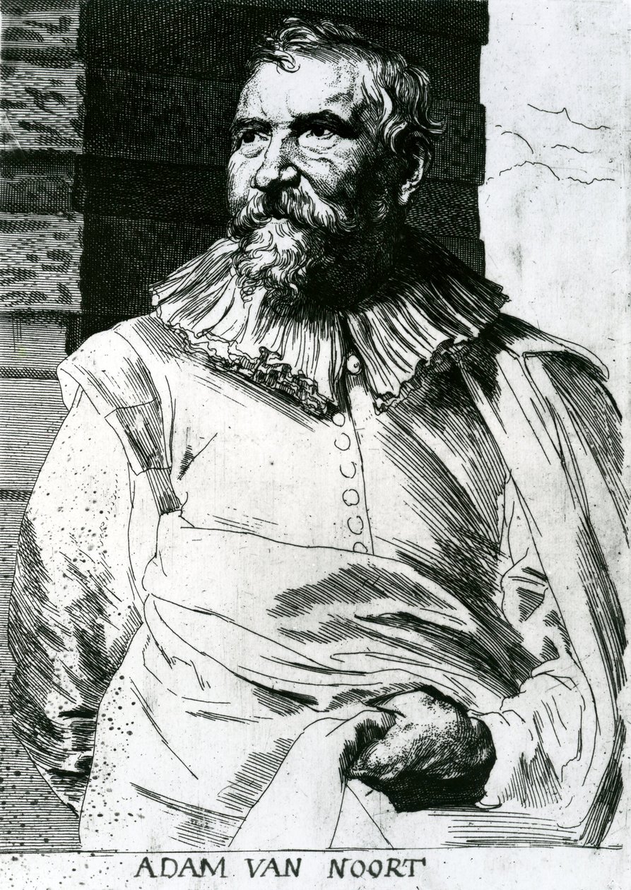 Adam Van Noort (15612-1641) tekijältä Anthony van Dyck