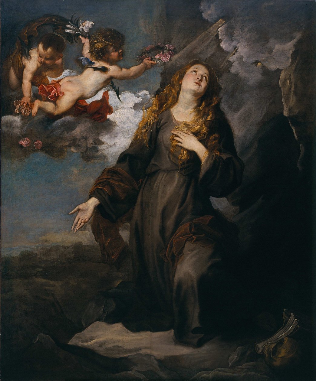 Pyhä Rosalie kirkkaudessa tekijältä Anthony van Dyck