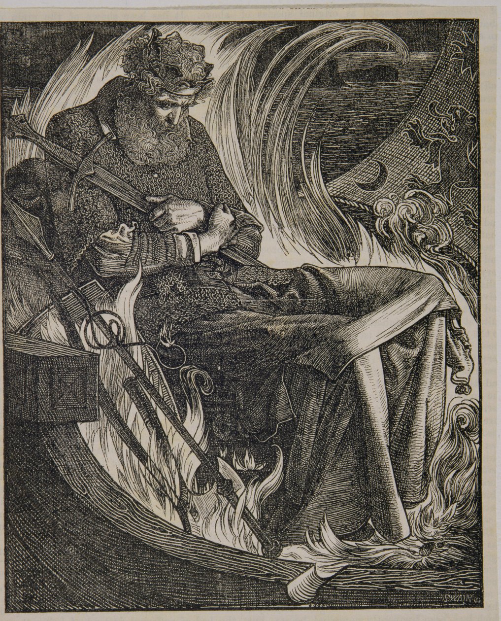 Mort del rei Warwulffinnish tekijältä Anthony Frederick Augustus Sandys