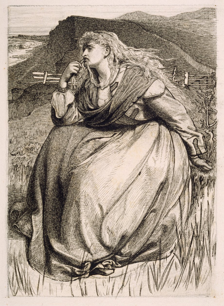 Suunnittelu "If", 1866 tekijältä Anthony Frederick Augustus Sandys