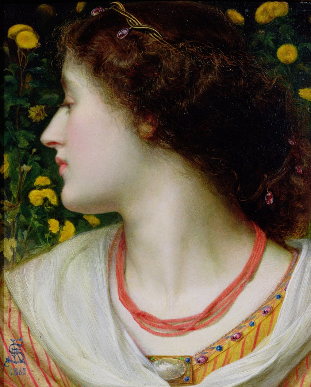 Huonekalut ja erilaiset esineet 1100- ja 1300-luvuilta tekijältä Anthony Frederick Augustus Sandys
