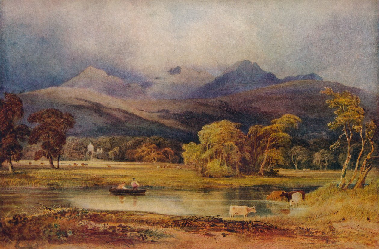Glen Finlass, c1846 tekijältä Anthony Vandyke Copley Fielding