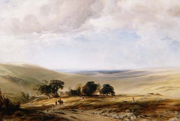 South Downs tekijältä Anthony Vandyke Copley Fielding