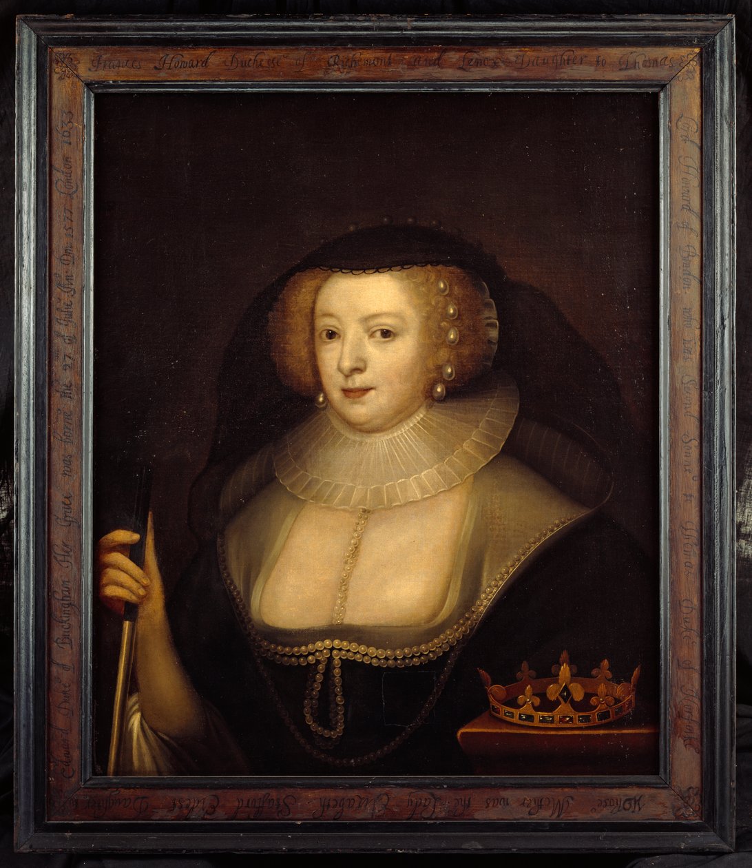 Frances Howard (öljy kankaalle) tekijältä Anthony van Dyck