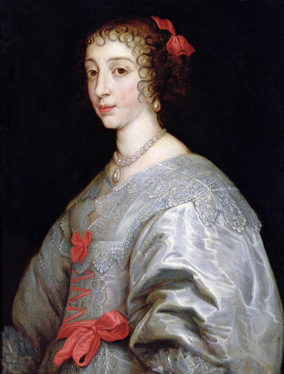 Ranskalainen Henrietta-Maria (1609-69) tekijältä Anthony van Dyck
