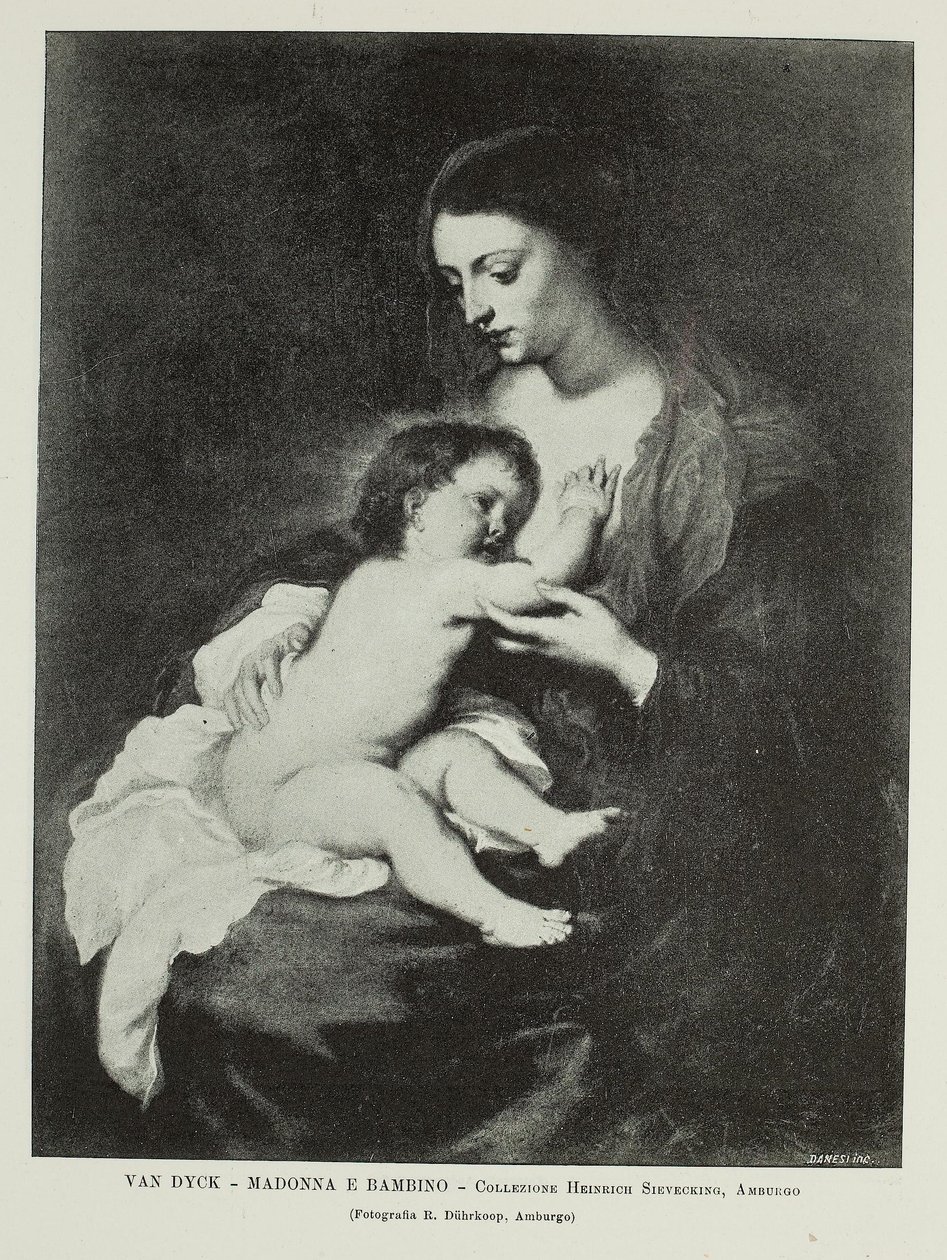 Madonna ja lapsi tekijältä Anthony van Dyck