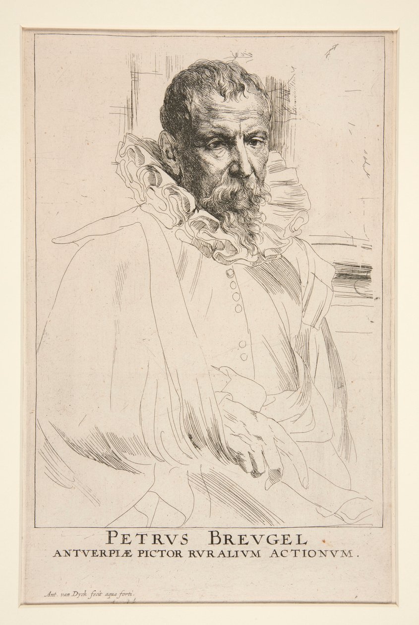 Pieter Brueghel, nuorempi tekijältä Anthony van Dyck