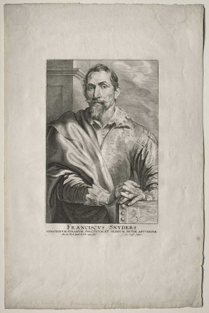 Frans Snydersin muotokuva. tekijältä Anthony van Dyck