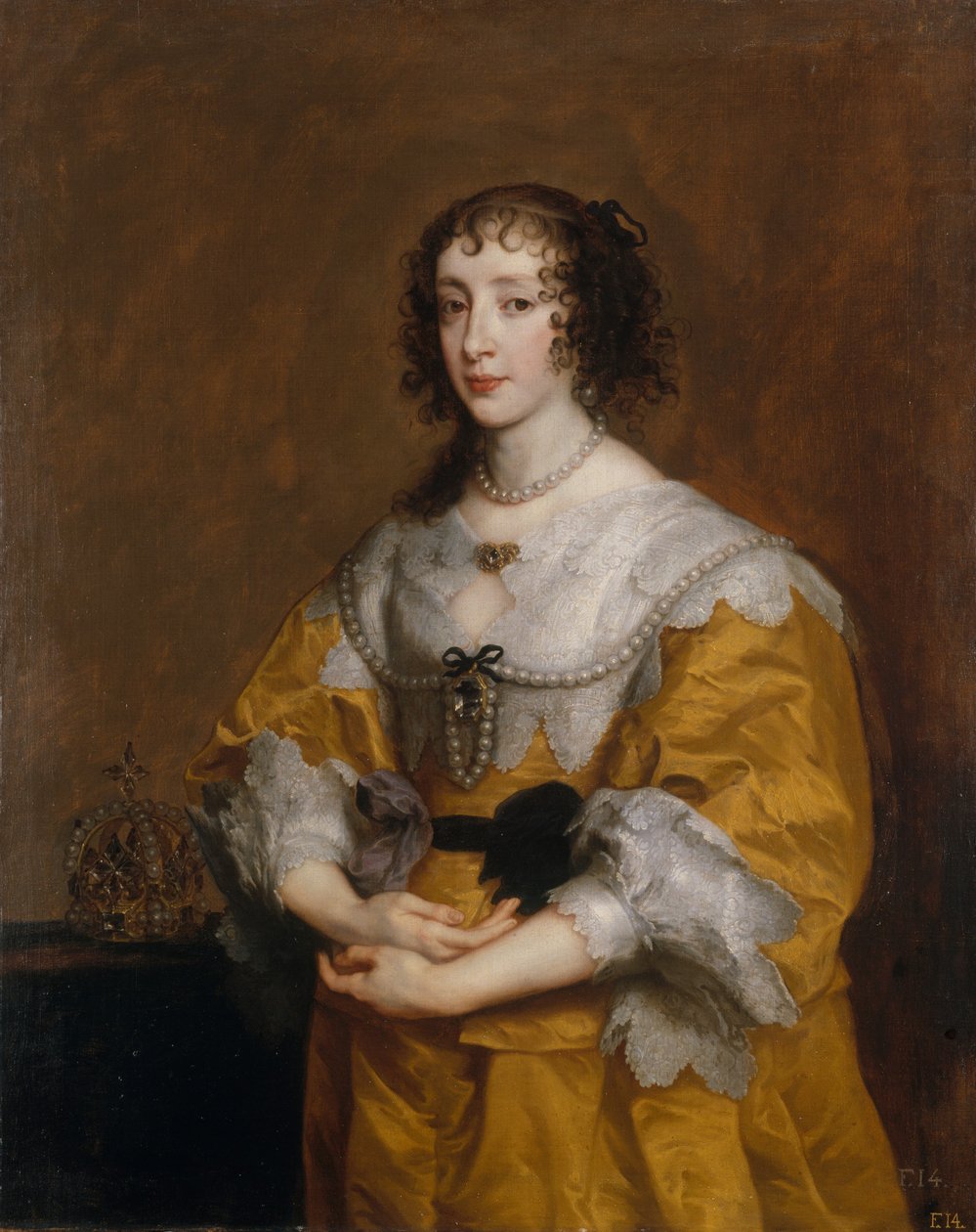 Kuningatar Henrietta Maria, 1636. tekijältä Anthony van Dyck