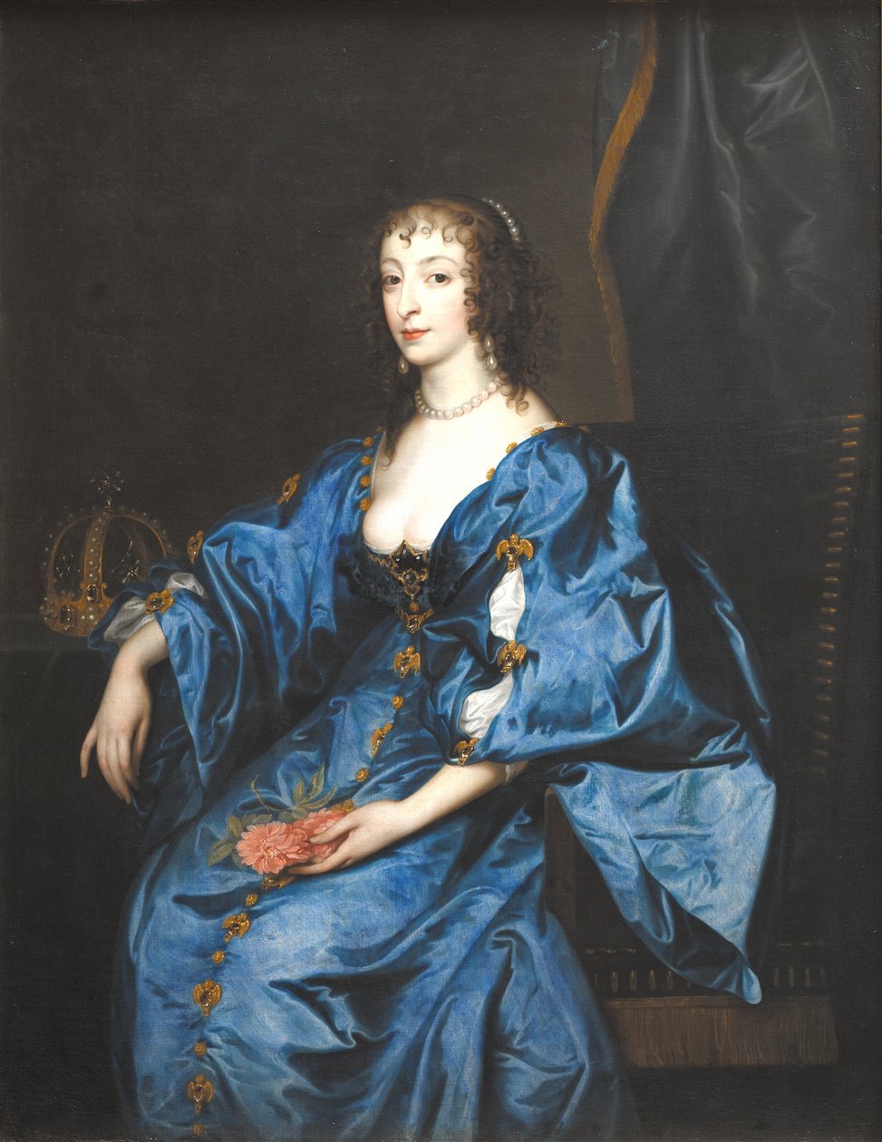 Englannin kuningatar Henrietta Maria tekijältä Anthony van Dyck
