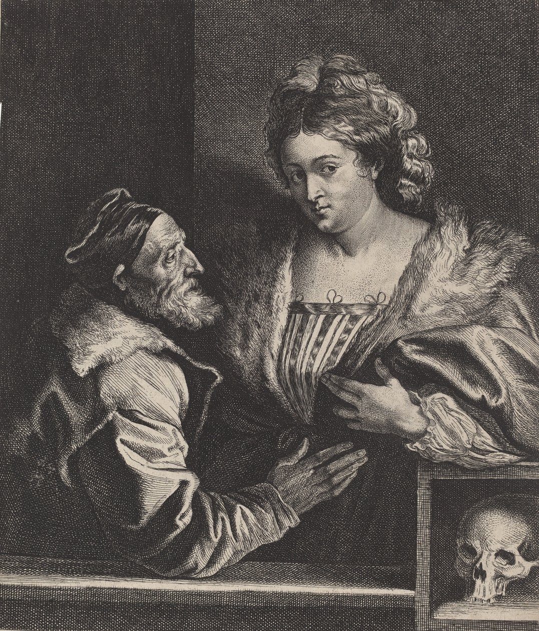 Titianin rakastajatar. tekijältä Anthony van Dyck