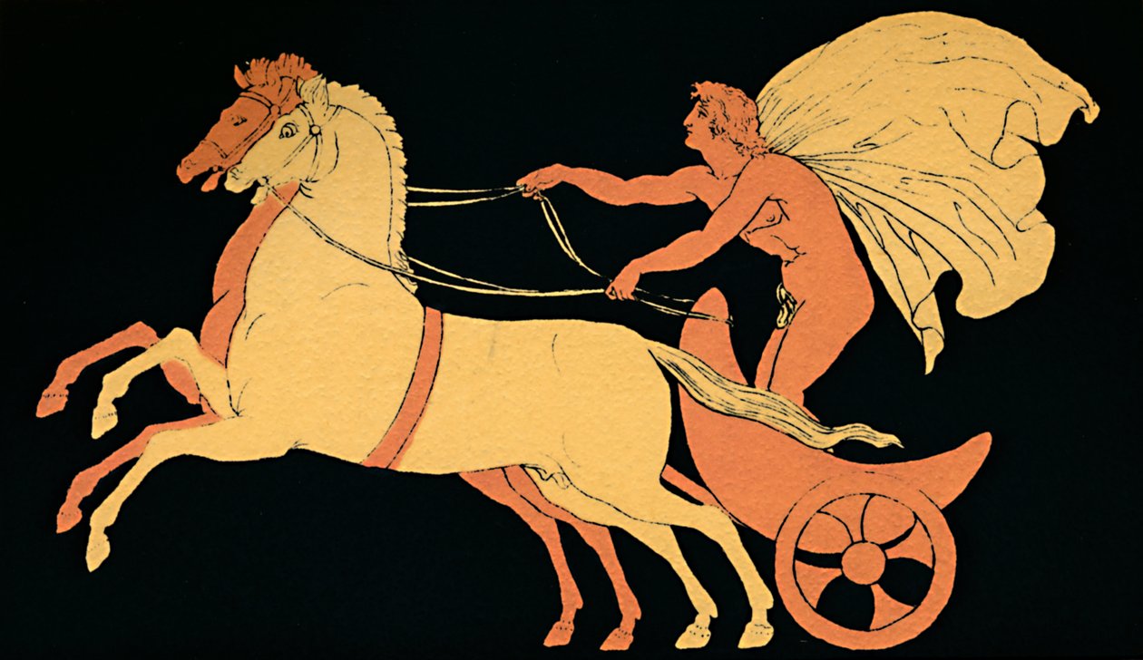 "Chariot Race", 1880. tekijältä Antique