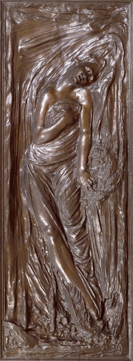 Ophelia, 1876 (pronssi) tekijältä Antoine Augustin Preault