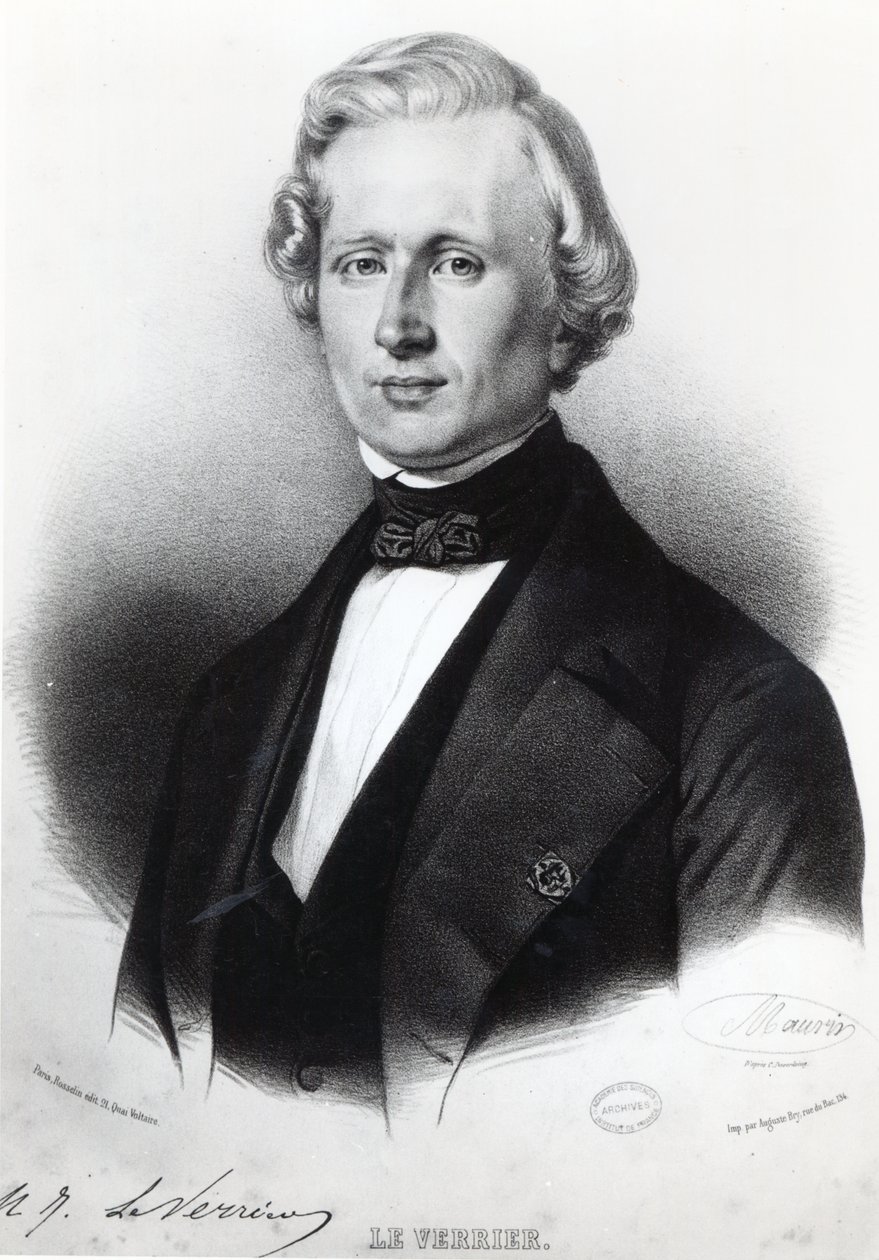 Urbain Le Verrier (1811-77) tekijältä Antoine Maurin