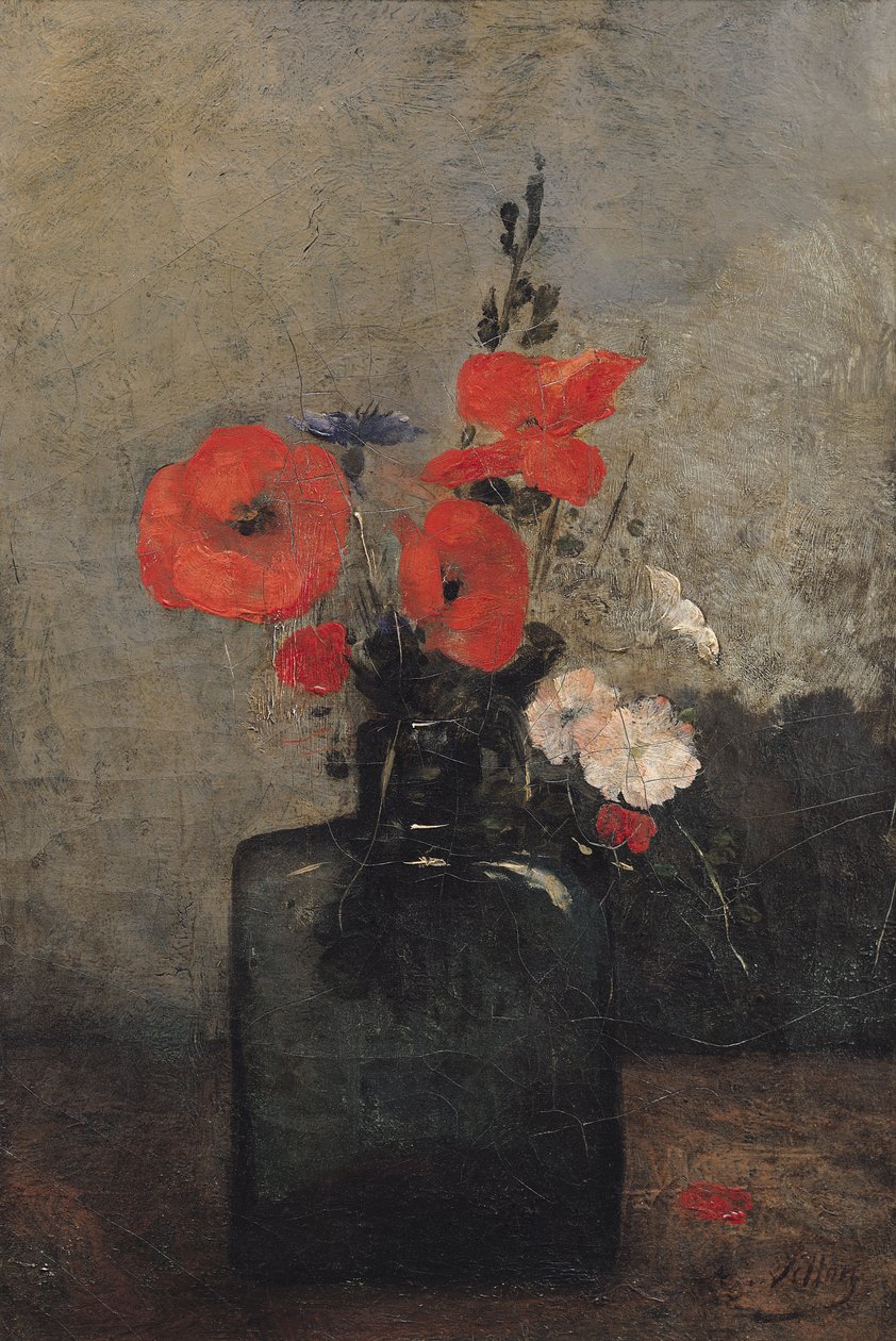 Kukat, 1857 tekijältä Antoine Vollon