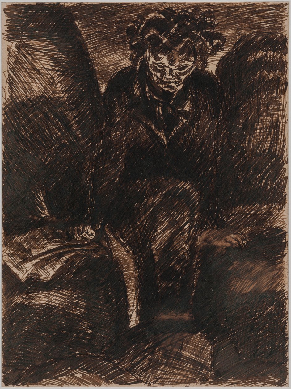 Beethoven, c. 1922. tekijältä Emile Antoine Bourdelle