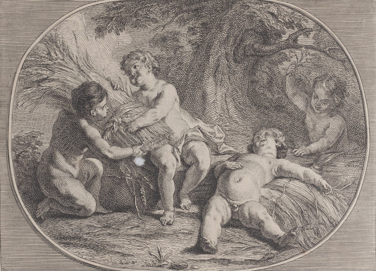 Kesä Kesä, 1740-60. tekijältä Antoine R. Tronchon