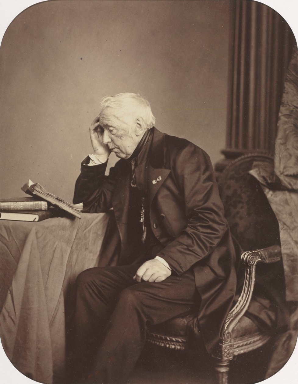 Tuntematon miesvahti, n. 1860. tekijältä Antoine Samuel Adam Salomon