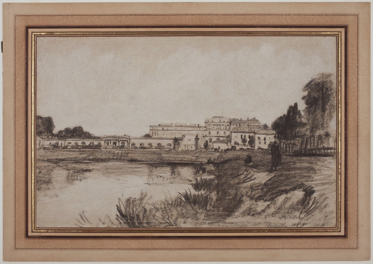 Näkymä Versaillesiin, 1800-luku. tekijältä Antoine Vollon