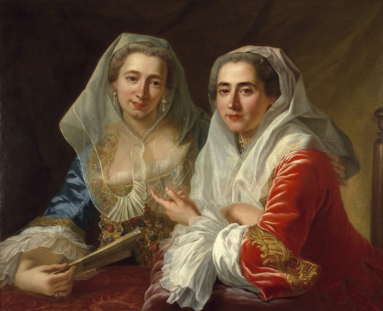 The Mirabita Sisters, noin 1759 tekijältä Antoine de Favray
