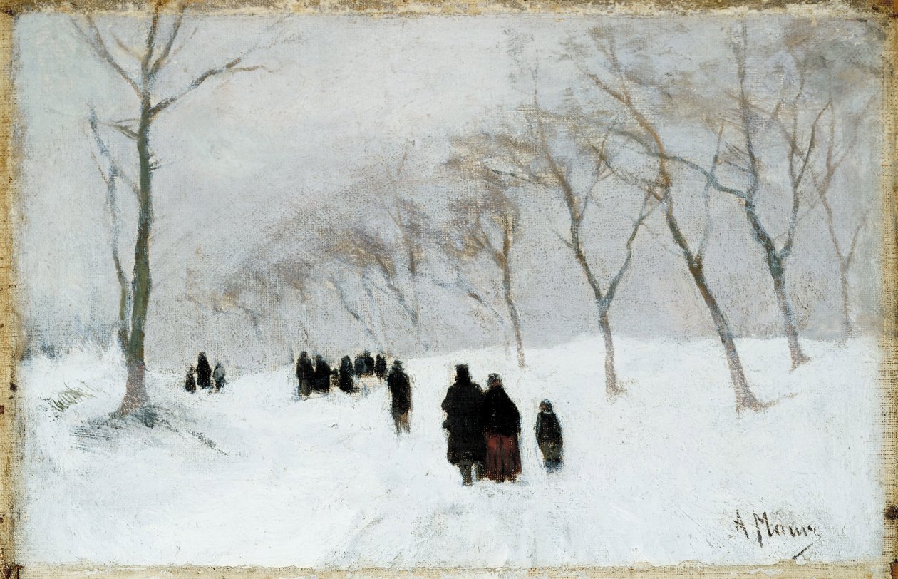 Lumimyrsky tekijältä Anton Mauve