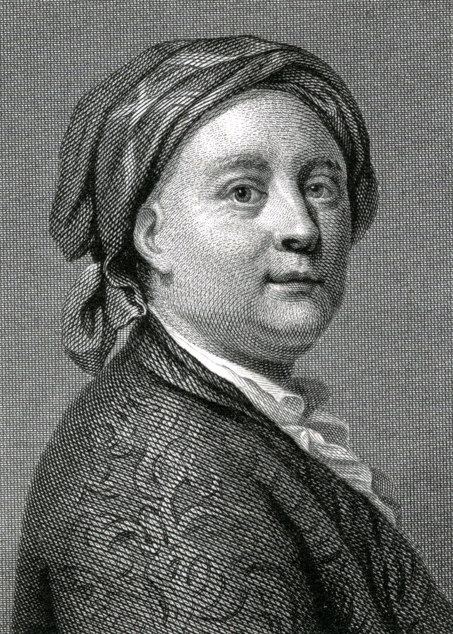 Charles Pyen kaivertama Richard Wilson (1714-82). tekijältä Anton Raphael Mengs